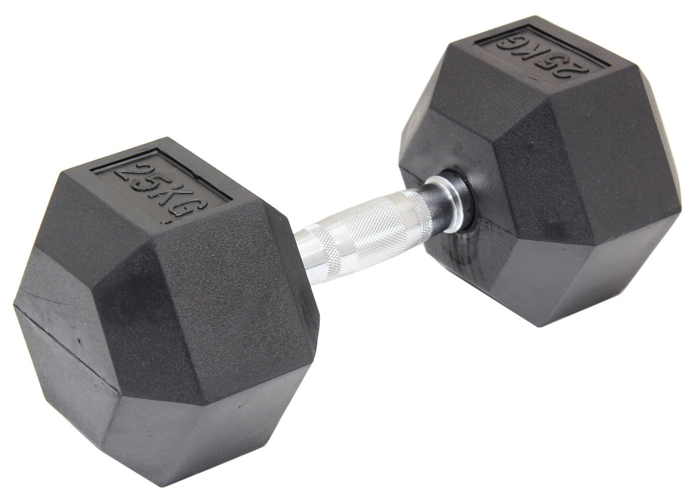 NNEDSZ Commercial Rubber Hex Dumbbell Gym Weight-0