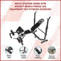 NNEDSZ Multi Station Home Gym Weight Bench Press Leg Equipment Set Fitness Exercise